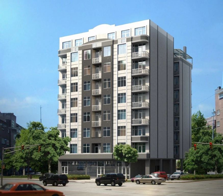 Abuseridze Street · developer architectural visualisation